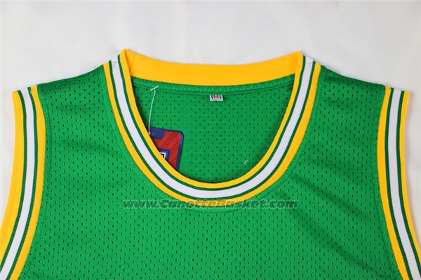 Maglia NCAA LSU Tigers Shaquille O'Neal #33 Retro Verde